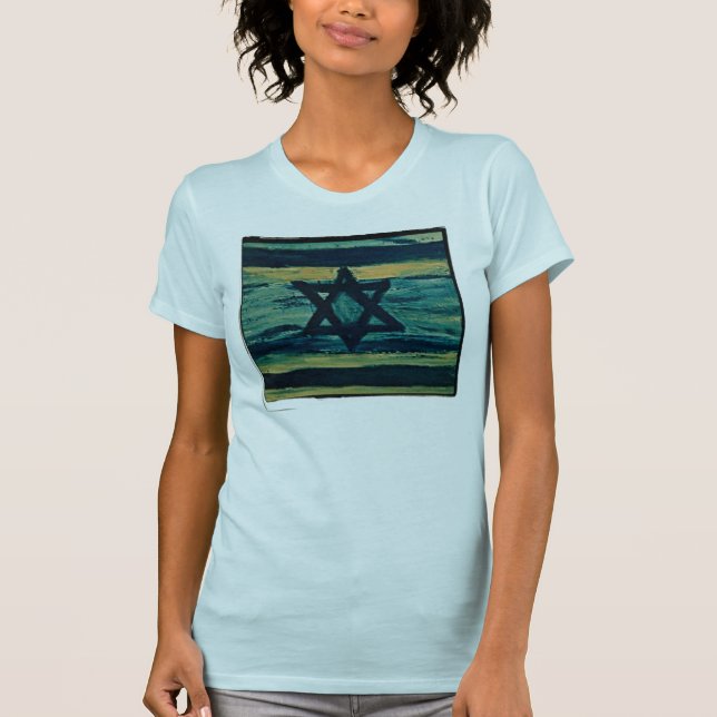 CAMISETA ISRAEL ABSTRACTO (Anverso)