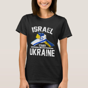 Camiseta Israel Apoya a Ucrania Bandera Israelí Ucraniana 