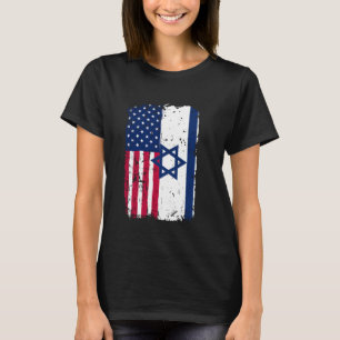 Camiseta Israel Bandera Estadounidense Orgullo de Amistad I