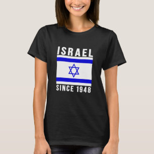 Camiseta Israel Desde 1948 Estrella De La Bandera Israelí D