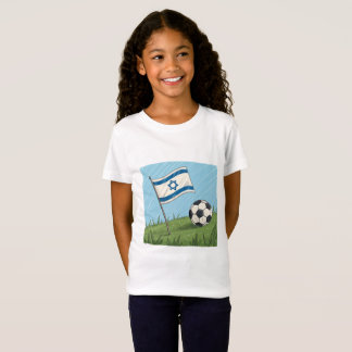 Camiseta Israel flag and soccer ball