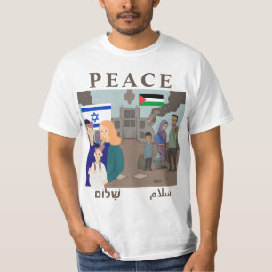 Camiseta Israel - Guerra Palestina FAMILIA PAZ