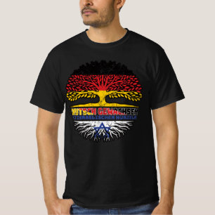 Camiseta Israel Israelisch Deutsch Deutschland Baum Wurzel