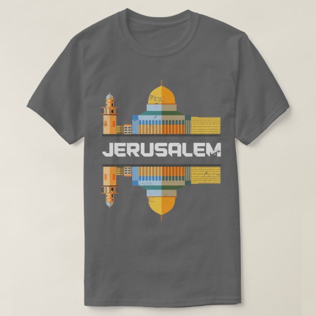 Camiseta Israel Jerusalén (Diseño del anverso)