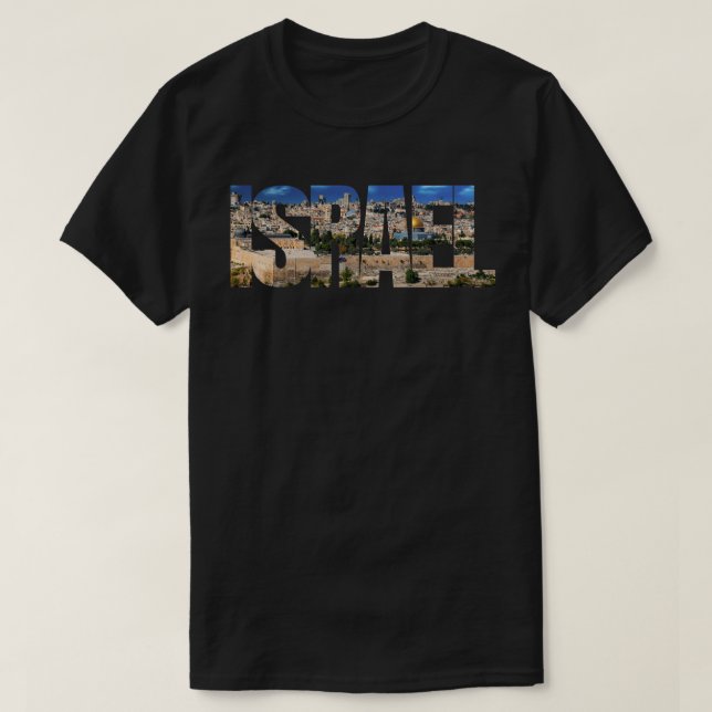 Camiseta Israel Jerusalén La Tierra Santa (Diseño del anverso)