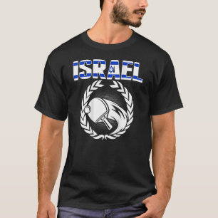 Camiseta Israel Ping Pong Orgulloso Salón De Tenis Israelí