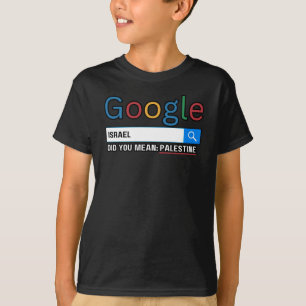 Camiseta israel ¿querías decir Palestina investigación gráf