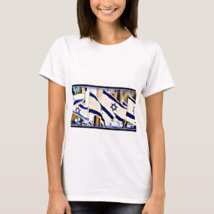 Camiseta israelí de la bandera