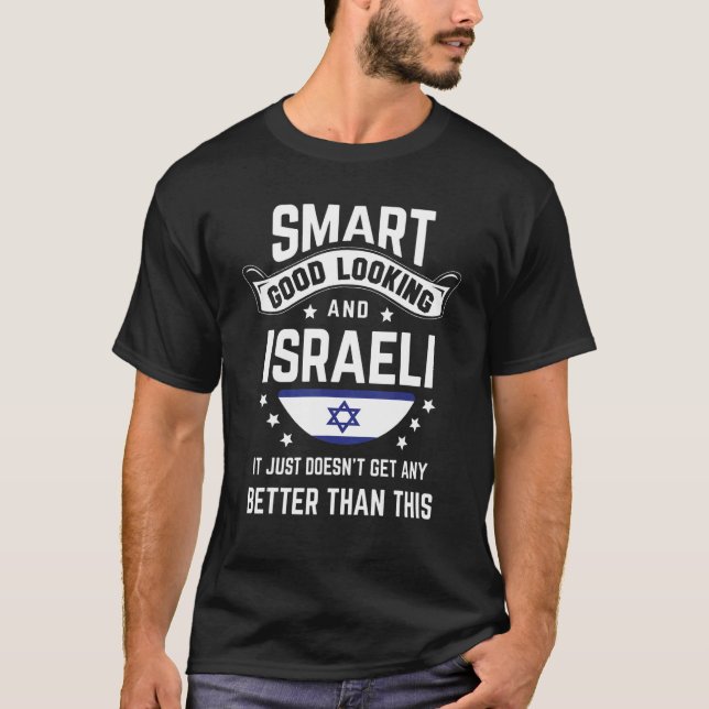 Camiseta Israeli Flag Native Pride  Israel Israeli Roots (Anverso)