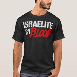 Camiseta Israelí gracioso por fe judía sangrienta para he