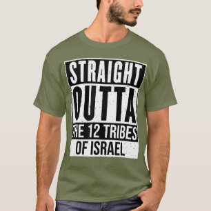 Camiseta Israelí Hebreo Negro