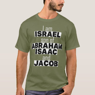 Camiseta Israelí Hebreo Negro