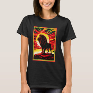 Camiseta Israelí Hebreo YHWH León de Judah Yahweh Rastafa