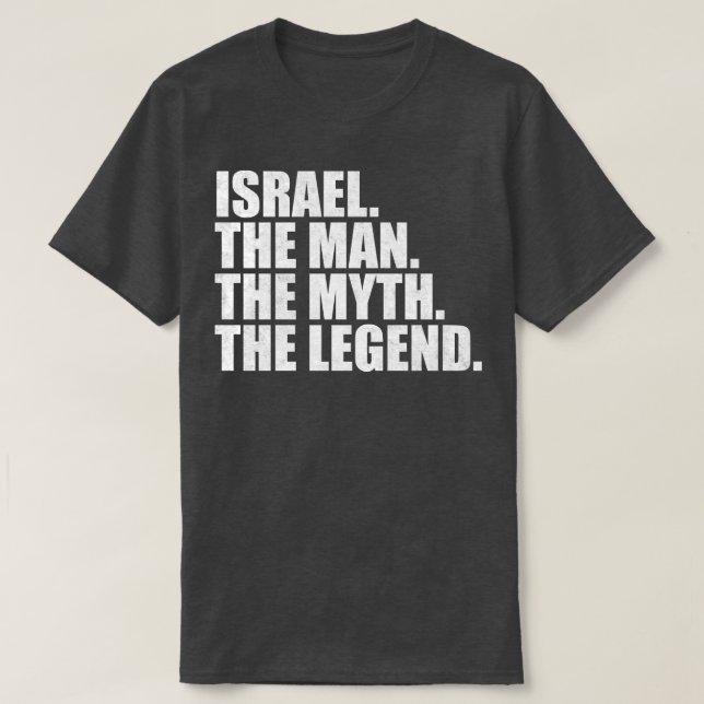 Camiseta IsraelIsrael Nombre del usuario (Diseño del anverso)