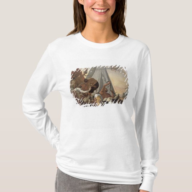 Camiseta Israelites afligidos con la serpiente descarada (Anverso)