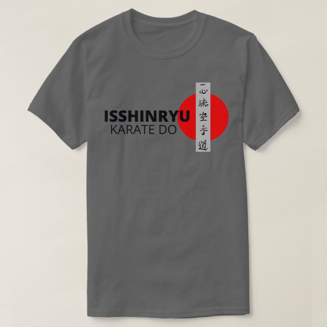 CAMISETA ISSHINRYU KARATE DO RISING SUN (Diseño del anverso)
