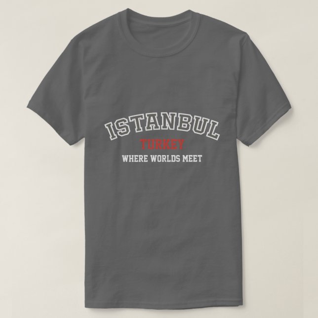 Camiseta Istanbul Dark Style T-Shirt (Diseño del anverso)