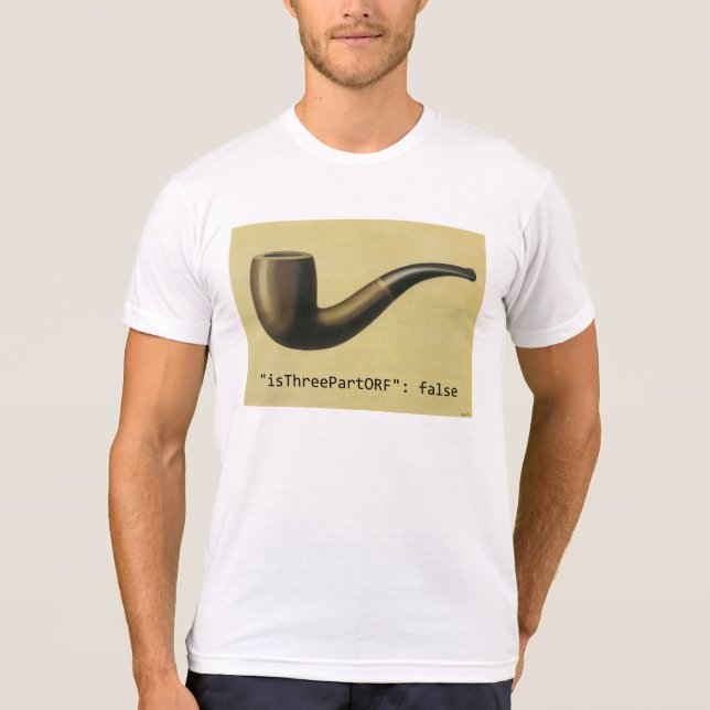 Camiseta isThreePartORF (Anverso)