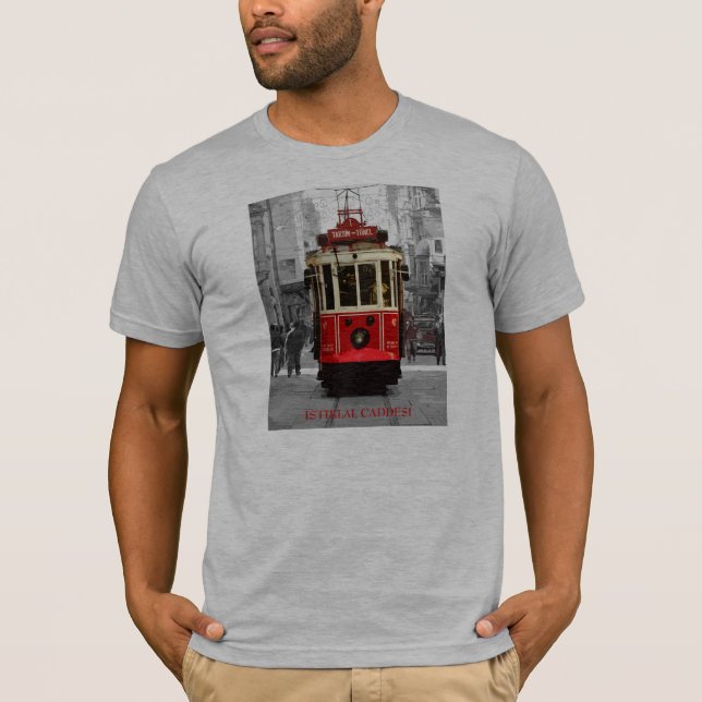 Camiseta Istiklal Caddesi, Estambul, Turquía (Anverso)