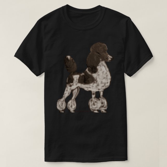 Camiseta It&amp;39;es un Pegatina participante de caniche.p (Diseño del anverso)