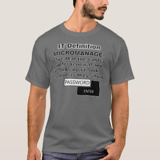 Camiseta IT Definition Micromanage