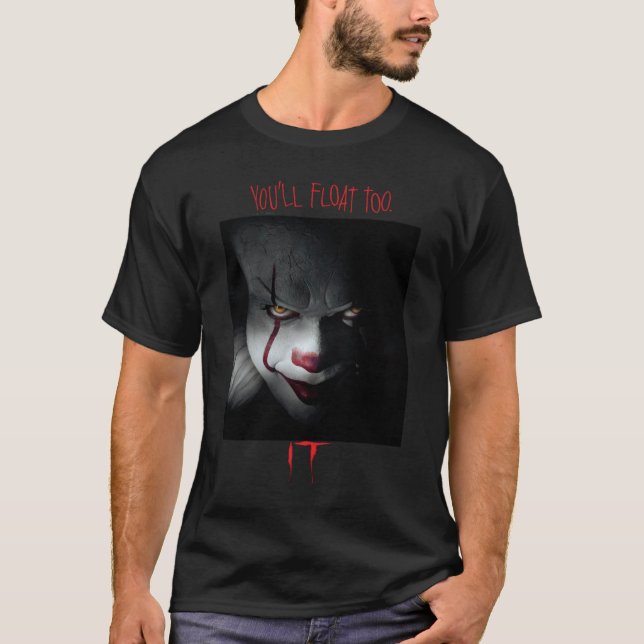 Camiseta IT FilmsTV Series Pennywise Youll Floatoo Pullover (Anverso)