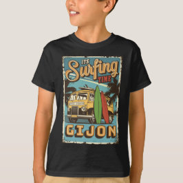 Camiseta  It is surf time in Gijon