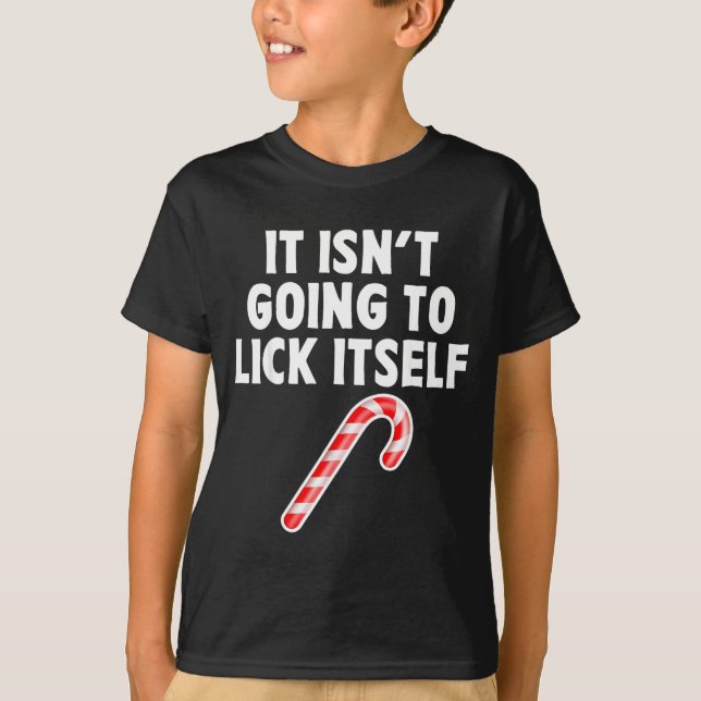 Camiseta It Isnt Going To Itself Candy Cane Christmas Coupl (Anverso)