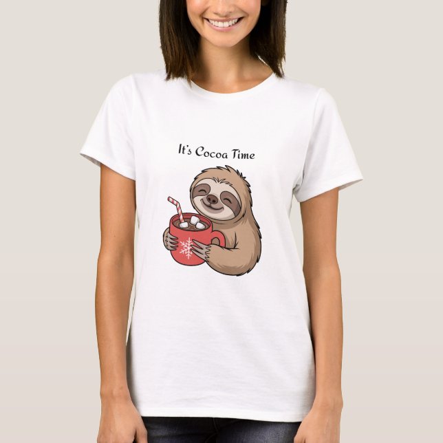Camiseta It’s Cocoa Time | Cozy Winter Quote (Anverso)