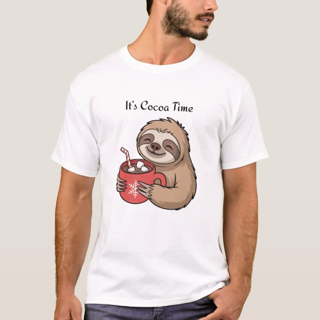 Camiseta It’s Cocoa Time | Cozy Winter Quote (Anverso)