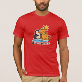 Camiseta It’s Complicated Penguin Camel Shirt