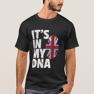 Camiseta IT S IN MY Bandera Británica Reino Unido UK Uni