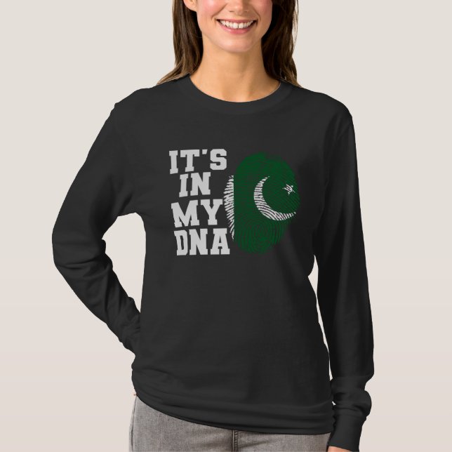 Camiseta It s In My DNA Pakistani Flag pakistan (Anverso)