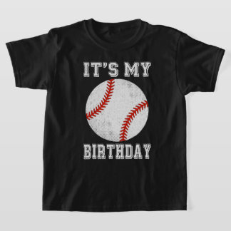 Camiseta It’s My Birthday Baseball Design