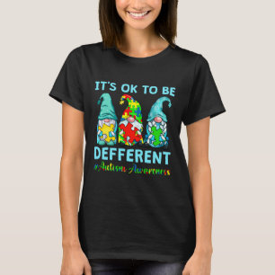 Camiseta It S Ok To Be Different Cute Cool Autism Awareness