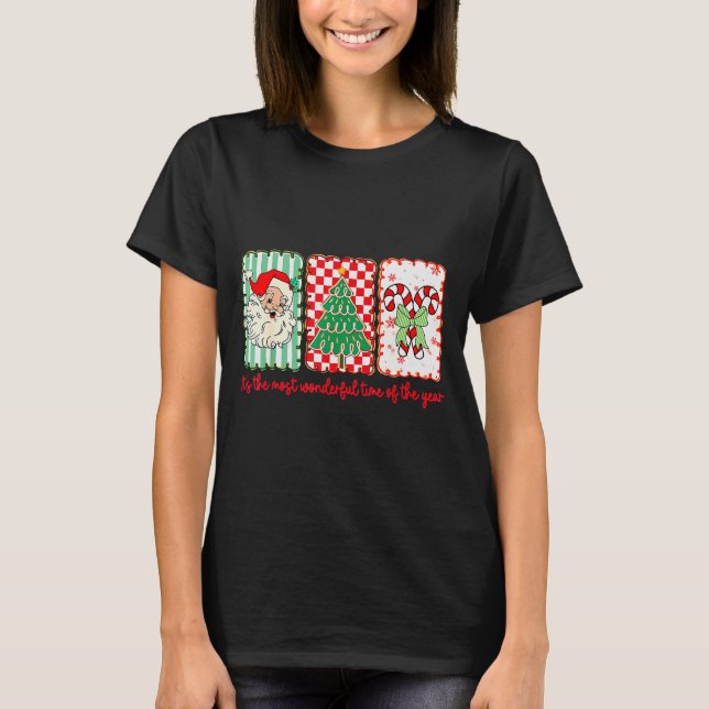 Camiseta It’s The Most Wonderful Time Of Year Retro Christm (Anverso)