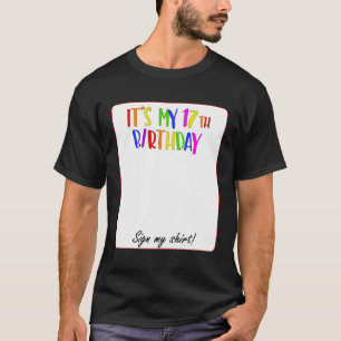 Camiseta Itâ Es Mi 17º Cumpleaños