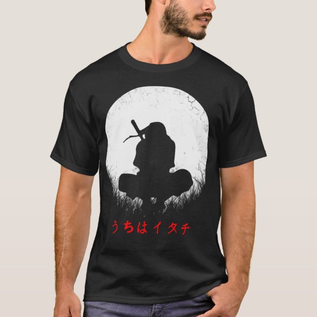 Camiseta Itachi Uchiha and Moon golflover golfking  (Anverso)