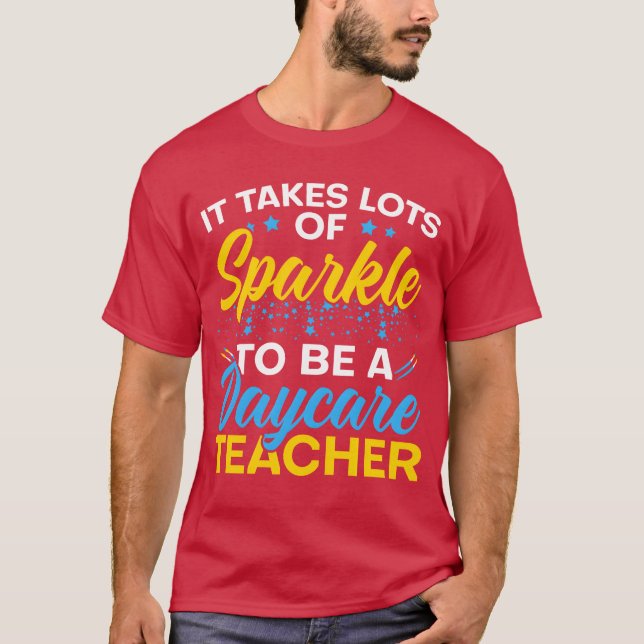 Camiseta Itakes Lots Of Sparkleo Be A Daycareeacher family (Anverso)