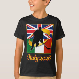 Camiseta Italia 2026 Hockey sobre hielo Reino Unido Italia 