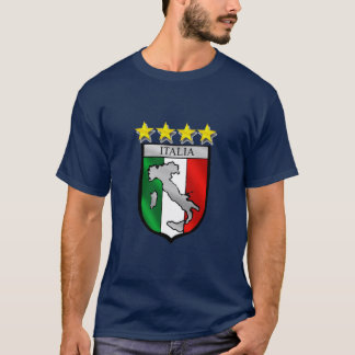 Camiseta Italia 4 regalos del fútbol de los campeones del