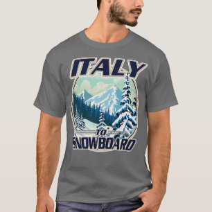 Camiseta Italia A Snowboard