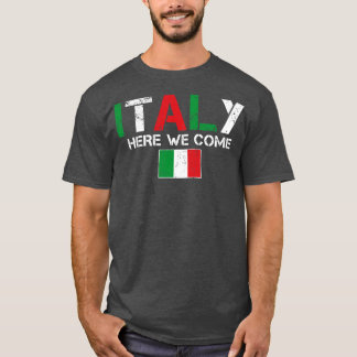 Camiseta Italia Acá Venimos De Vacaciones Familiares Italia