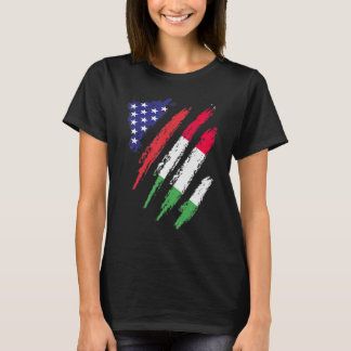 Camiseta Italia Bandera Americana Groenlandia Estados Unido