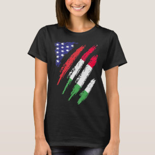 Camiseta Italia Bandera Americana Groenlandia Estados Unido