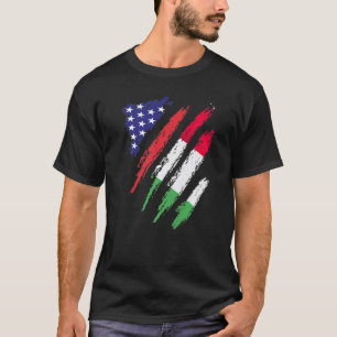 Camiseta Italia Bandera Americana Groenlandia Estados Unido