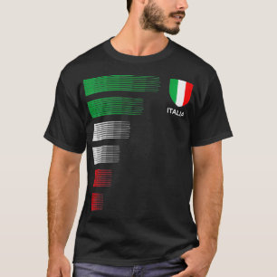 Camiseta Italia Bandera Italiana Emblem Ancestro del Orgull