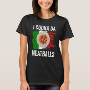 Camiseta Italia Bandera Italiana Roots Foodie I Cooka Da Me