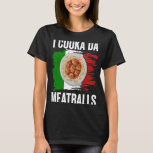Camiseta Italia Bandera Italiana Roots Foodie I Cooka Da Me