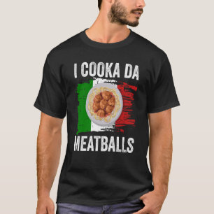 Camiseta Italia Bandera Italiana Roots Foodie I Cooka Da Me